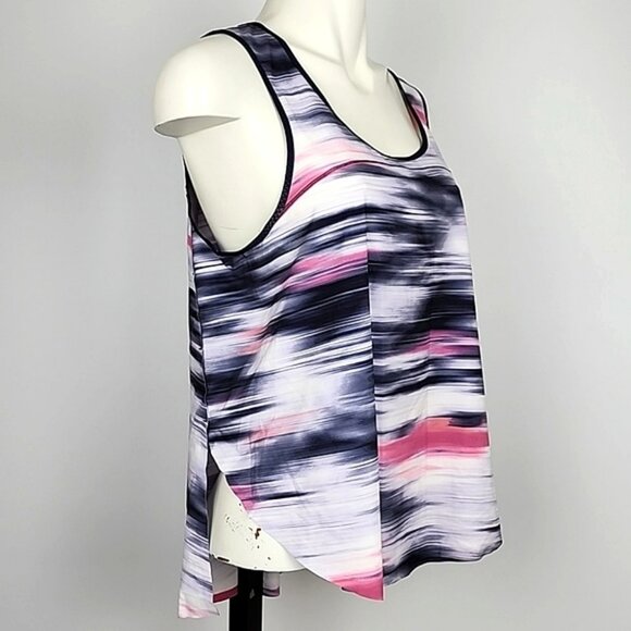 Lululemon Run Split Singlet Tank Top Mirage  Deep Indigo Relaxed Fit Size 8/10 - Picture 2 of 11